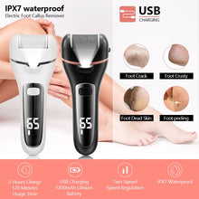 Load image into Gallery viewer, Electric Pedicure Tools Foot Care File Leg Heels Remove Hard Cracked Dead Skin Callus Remover Feet Foot Files Clean Care Machine