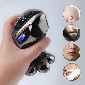 Electric Hair Shaver Creative Seven Cutter Heads Powerful for Home Electric Hair Trimmer Male Grooming Shaver