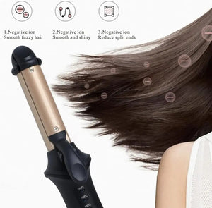 Mini Hair Curling Iron Straightener 2 in 1 Travel Mini Curling Wand for Short Hair Cordless Hair Straighteners