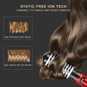 3 in 1 Auto Rotating 1 Step Hot Air Comb Big Wave Curling Iron Straight Hair Comb Hair Hair Dryer Comb Straightening Brush