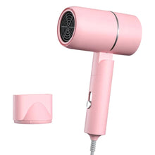 Load image into Gallery viewer, Small Travel Blow Dryer Compact Fast Drying Hair Dryer Home Negative Ionic Hair Blower with Folding Handle for Hair Care