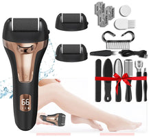 Load image into Gallery viewer, Electric Callus Remover for Feet Roller Heads Rechargeable  Foot File Pedicure for Feet Dead Skin Removal