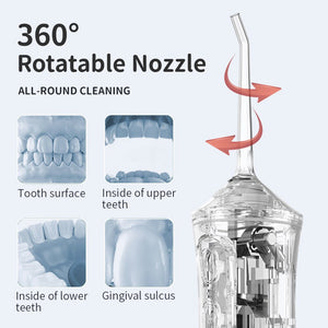 Oral Irrigator Wireless Teeth Flusher Dental Flushing Device Electric Tooth Cleaner Dental Calculus Removal Clean Mouth Freshen