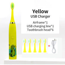Load image into Gallery viewer, Sonic Toothbrush Electric for Kids Tooth Brush Children IPX6 Waterproof Teeth Cleaning Whitening Soft Bristle Toothbrush