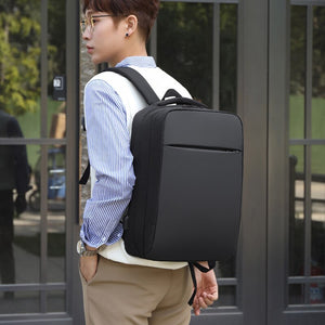 Business Backpack For Men Large-capacity Waterproof Bag USB Charging Rucksack For Male Laptop Bagpack 15.6' Portable Travel Bag