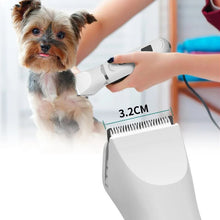 Load image into Gallery viewer, Dog Clippers Low Noise Paw Trimmer Rechargeable Pet Cat Grooming Kit Multifunctional Cordless Quiet Pet Nail Grinder Dog Shaver