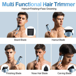 Professional 5 in 1 Electric Hair Trimmer for Barber Multi-function Men's Hair Clipper Electric Shaver Hair Cutting Machines