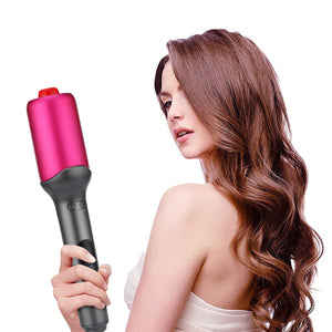 Auto Hair Curler Automatic Curling Iron with 16 Temperature Settings LED Display Portable Ceramic Barrel Hair Curling Wand
