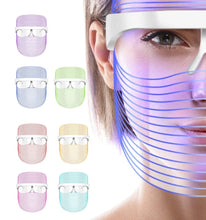Load image into Gallery viewer, 7 Colors LED Light Therapy Facial Mask Photon Anti-Aging Anti Wrinkle Rejuvenation Wireless Face Mask Skin Care Beauty Devices