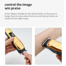 Load image into Gallery viewer, Professional Hair Clipper Hair Trimmer Machine USB Rechargeable Electric Men Beard Barber Hair Cutting Machine for Adult Kid