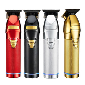 Professional Hair Trimmer Gold For Men Rechargeable Barber Cordless Hair Cutting T Machine Hair Styling Beard Trimmer