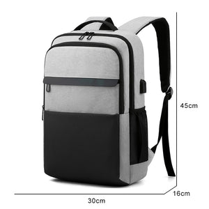 Backpack For Men Multifunctional Waterproof Bag USB Business Portable Laptop Rucksack Large Capacity Unisex Backbag 15.6 Inches