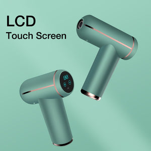 Portable LCD Massage Gun For Body Neck Back Electric Percussion Massager Deep Tissue Muscle Relaxation Fitness Slimming