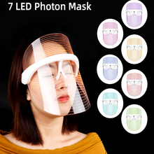 Load image into Gallery viewer, 7 Colors LED Light Facial Mask Photon Anti-Aging Anti Wrinkle Rejuvenation Wireless Face Mask Skin Care Beauty Devices