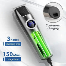 Load image into Gallery viewer, Hair Cutting Machine LCD Digital Display Oil Head Engraving Hair Clipper Hair Salon Home Men's Electric Clippers