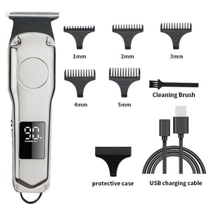 Professional Hair Clipper Hair Trimmer Machine USB Rechargeable Electric Men Beard Barber Hair Cutting Machine for Adult Kid