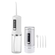 Load image into Gallery viewer, Electric Oral Irrigator Foldable Dental Water Jet Flosser USB 3 Mode Portable Water Jet Floss Tooth Pick Waterproof 230ml 4 Tips