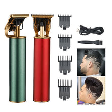 Load image into Gallery viewer, Electric Professional Hair Clipper USB Rechargeable Hair Trimmer for Men Baldheaded 0mm Barber Cordless Hair Cutting Machine