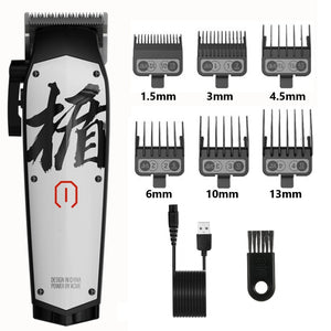 Professional Hair Trimmer for Men Electric Hair Cutting Machine 7000 RPM Barbershop USB Rechargeable