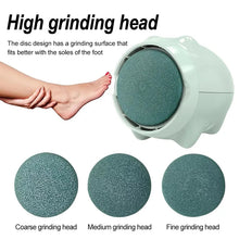 Load image into Gallery viewer, Lovely Pig Shaped Foot Files Foot Skin Care Electric Foot Callus Easy Disassembly Exfoliator Feet Callus Remover