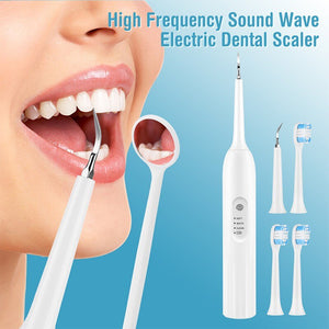 Electric Ultrasonic Tooth Cleaner Tartar Stains Tooth Calculus Remover Teeth Whitening Plaque Cleaner Ultrasonic Dental Scaler