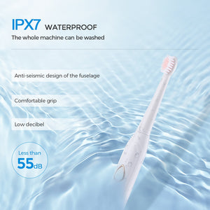 Smart Ultrasonic Electric Toothbrush for Adults Multifunction 6 Mode Sonic Teeth Tooth Brushes with Replacement Heads Household
