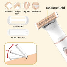 Load image into Gallery viewer, 4 in 1 Multifunction Women Hair Removal Electric Shaping Female Shaving Machine Mini Shaver Trimmer Razor for Eyebrow Underarm