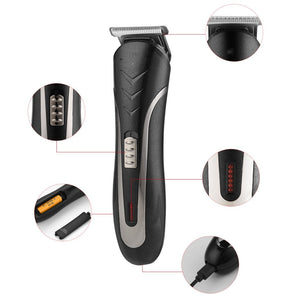 3 In 1 Professional Hair Trimmer Men's Hair Clipper Rechargeable Nose Beard Trimmer Electric Shaver Cutting Machine