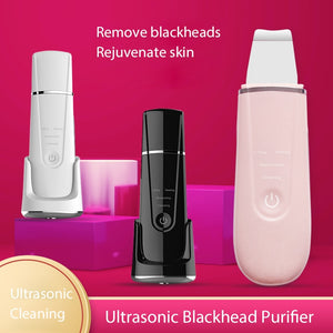 Ultrasonic Skin Scrubber Electric Vibrating Face Spatula Facial Scrubber Shovel Peeling Cleaner Lifting Massager Beauty Device