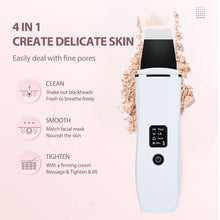 Load image into Gallery viewer, Ultrasonic Peeling Machine LCD Display EMS Positive Negative Ion Blackhead Export Mask Lifting Firming Facial Cleaning Scrubber