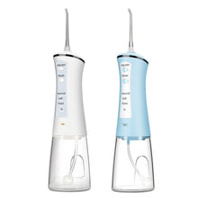 Load image into Gallery viewer, 300ml Portable Oral Irrigator USB Rechargeable Dental Water Flosser 4Modes Water Jet Floss IPX7 Waterproof Teeth Cleaner 4Nozzle