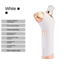 Load image into Gallery viewer, High Pressure Handheld Oxygen Injector Spray Hydration Meter Nano Spray Facial Moisturizing Cleansing Face Beauty Device