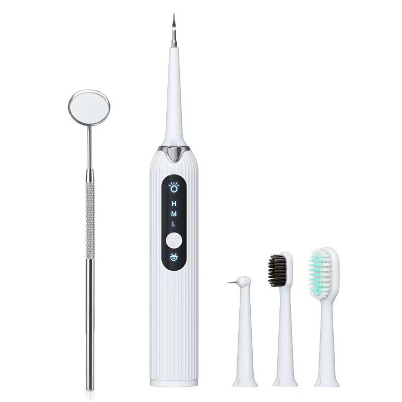 Upgrated LED Sonic Dental Scaler Teeth Whitening Electric Dental Calculus Remover with Mouth Mirror Tooth Cleaner Tool Oral Care