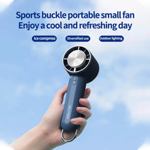 Load image into Gallery viewer, Compress Air Cooling Fan Mini Handheld Fan 2000mAh USB Rechargeable Electric Fan Outdoor Handy Bladeless Turbo Fan
