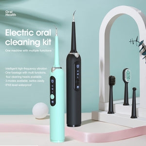 Fashion Electric Toothbrush Sonic Dental Scaler LED Oral Tartar Remover Calculus Plaque Stains Cleaner Tooth Whitening Tool