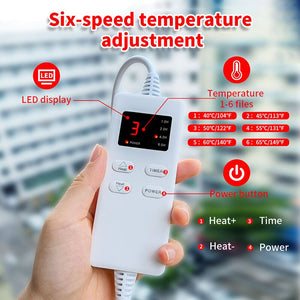 Heat Settings Heated Foot Warmer Fast Heating Electric Foot Warmers For Men And Women Portable Electric Foot Warmer Electric