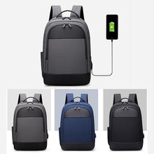 Load image into Gallery viewer, New Backpack For Men Multifunctional Business Waterproof Oxford Cloth Bag for Laptop 15 6 USB Charging Casual Rucksack Mans