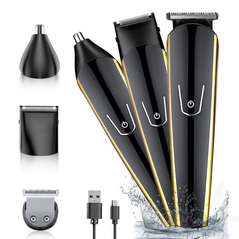 3In1 Hair Trimmer For Men Electric Hair Clipper Grooming Kit Eyebrow Beard Trimmer Electric Shaver Hair Cutting Machine