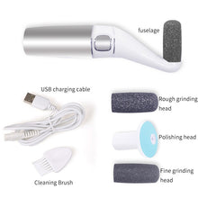Load image into Gallery viewer, Rechargeable Electric Foot File Pedicure Apparatus Callus Remover Foot Grinder for Heels Grinding Device Foot Corn Remove Roller