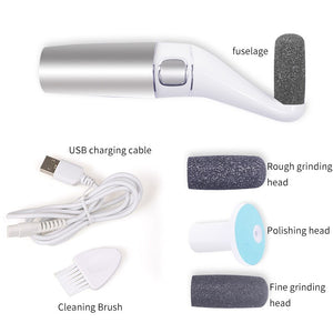 Rechargeable Electric Foot File Pedicure Apparatus Callus Remover Foot Grinder for Heels Grinding Device Foot Corn Remove Roller