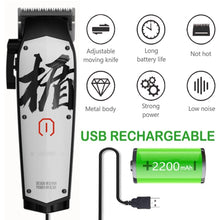 Load image into Gallery viewer, Professional Hair Trimmer for Men Electric Hair Cutting Machine 7000 RPM Barbershop USB Rechargeable