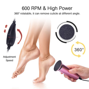 Electric Pedicure Foot Care Tool Files Pedicure Callus Remover USB Cable Sawing File For Feet Dead Skin Callus Peel Remover