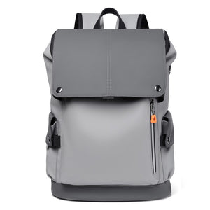 Men's Backpack Multifunctional Bags For Male Business Laptop Bag Waterproof Headphone Jack Bagpack PU Leather Casual Rucksack