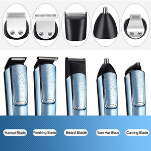 Professional 5 in 1 Electric Hair Trimmer for Barber Multi-function Men's Hair Clipper Electric Shaver Hair Cutting Machines