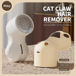Cat Claw Fabric Shaver Lint Remover Sweater Defuzzer with 3-Speeds 3 Replaceable Stainless Steel Blades Remove Clothes Fuzz New