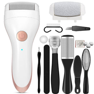 Electric Pedicure Hard Skin Remover Foot Care Rechargeable Callus Shaver Waterproof Pedicure Kit Professional Pedicure Feet File