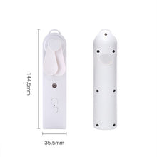 Load image into Gallery viewer, USB Rechargeable 2 In 1 Mini Fan Steamer Facial Humidifier Face Mister Spray Cooling Portable Small Air Humidifier Spray Fan