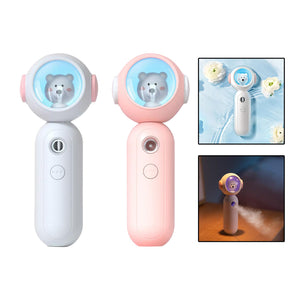 Mini Nano Facial Mister Facial Steamer 30ml Visual Water Tank USB Rechargeable Moisturizing for Bedroom Travel Home Girls Gifts