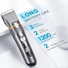 Load image into Gallery viewer, Professional Hair Clipper Haircuter Men's Barber Beard Trimmer Rechargeable Hair Cutting Machine Hair Trimmer For Men Shaver