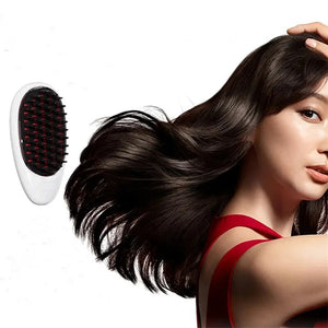Home Use Electric Massage Comb Anti Hair Loss Vibration Massage Comb With Red Light Blue Light Laser Hair Growth Brush